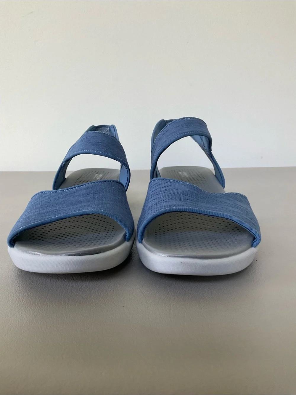 🤩NWBox!!! LifeStride, Blue & Grey Comfortable Sandals